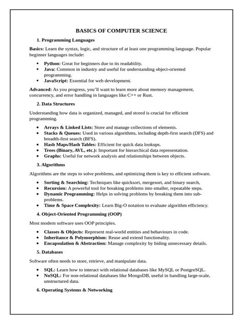 Image result for Basic Computer Science Notes