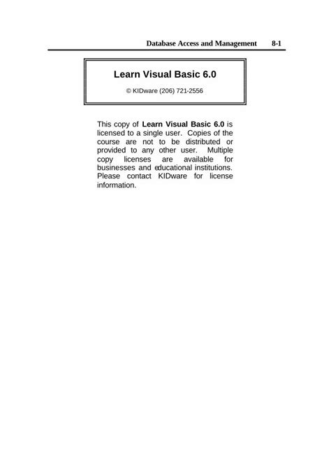Image result for Visual Basic 6 Tutorial