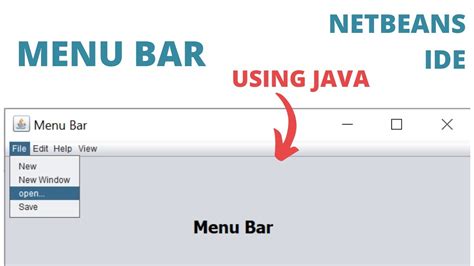 Image result for Java GUI Menu