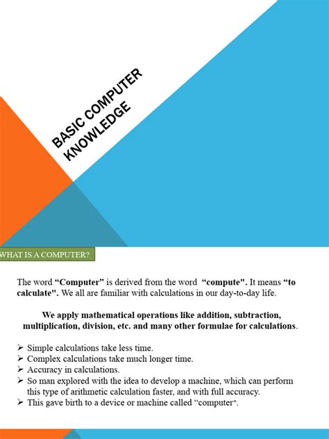 Toradh íomhá ar Basic Computer Knowledge Questions PDF