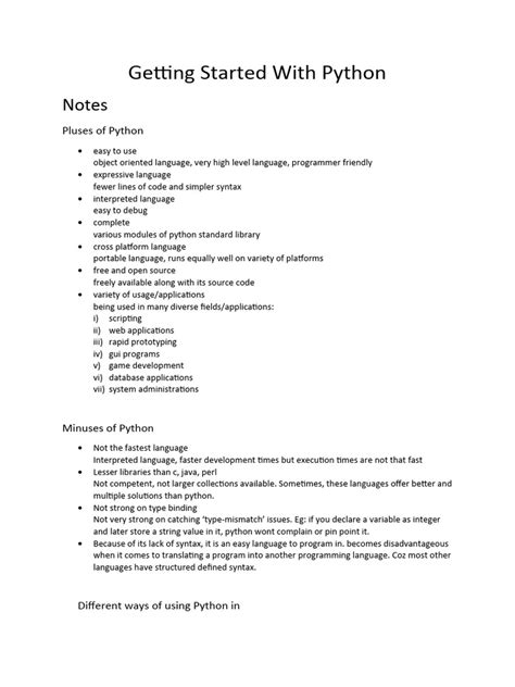 Image result for Python Study Guide PDF