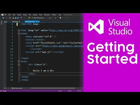 Image result for Visual Studio Code HTML Code Program