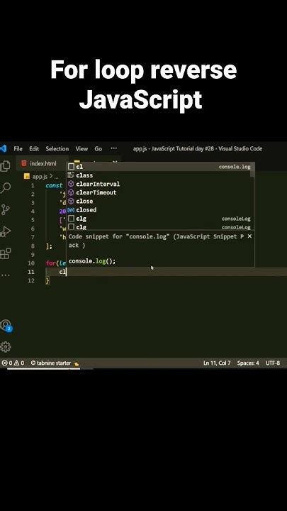 Image result for Reverse for Loop JavaScript