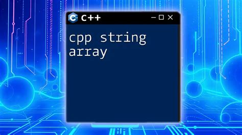 CString Array Examples に対する画像結果