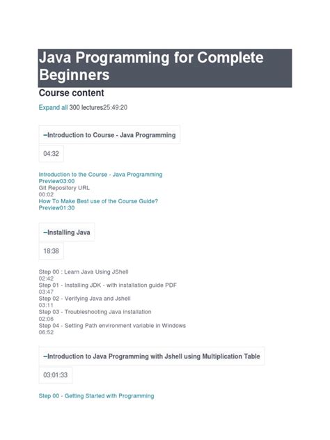 Image result for Java Programming for Complete Beginners