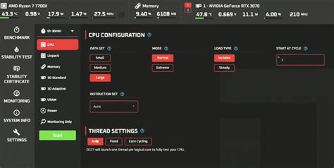 Testing Computer Spec に対する画像結果