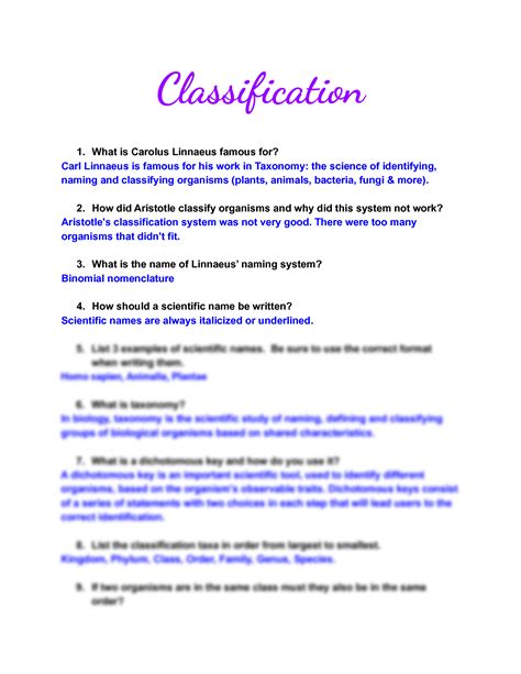 Image result for Classification Questions Examples