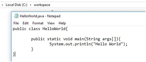 Hello World Java Program Code に対する画像結果
