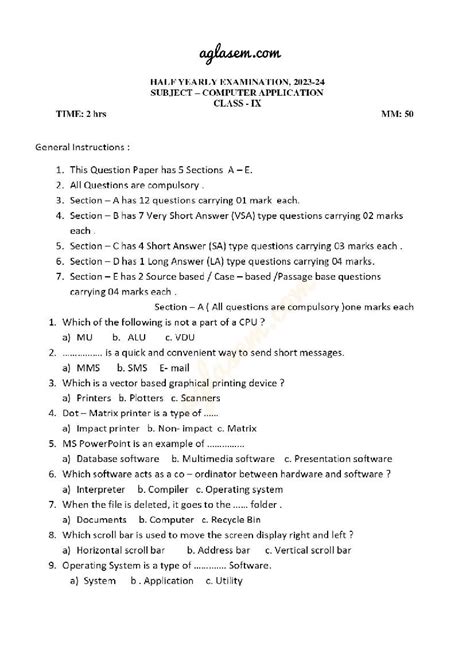 Toradh íomhá ar Computer Science Question Answers