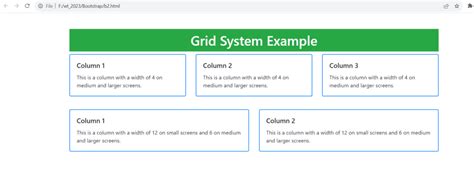 Bootstrap Example Code に対する画像結果