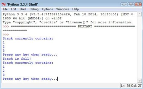 Image result for Python Stack Code