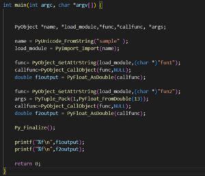Image result for Calling Python Code From C