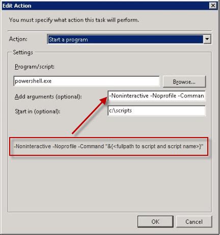 Image result for Task Scheduler PowerShell Script