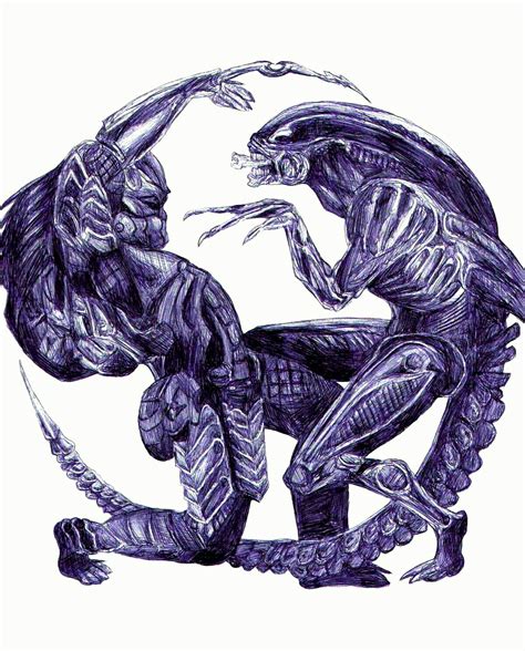 Image result for Alien vs Predator Symbol