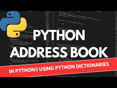 Image result for Python Address Book Algorithm