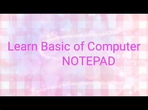 Image result for Notepad Tutorial Beginner