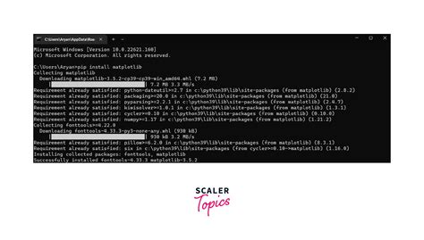 Install Matplotlib Python に対する画像結果