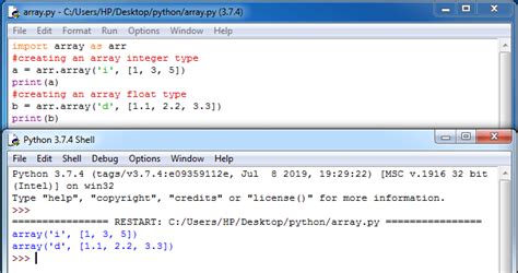 Image result for Type Code in Python Array
