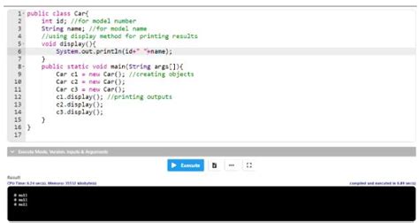 Image result for Java Class Constructor Example