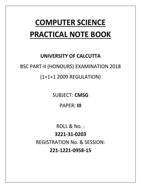 Image result for Computer Science Practical Notes