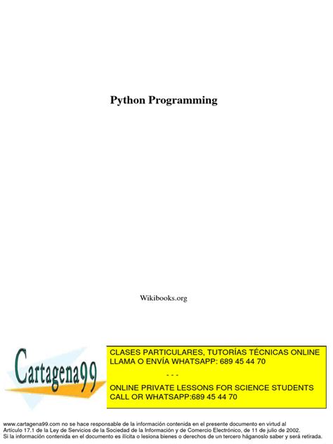 Toradh íomhá ar Curso Python PDF