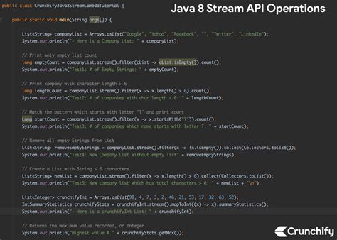 Toradh íomhá ar Java 8 Stream API Full Tutorial