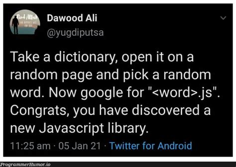 Image result for JavaScript Library Meme