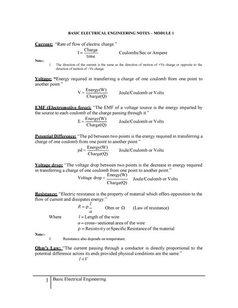 Image result for Basic Electrical Notes