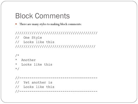 Image result for JavaScript Comment Block