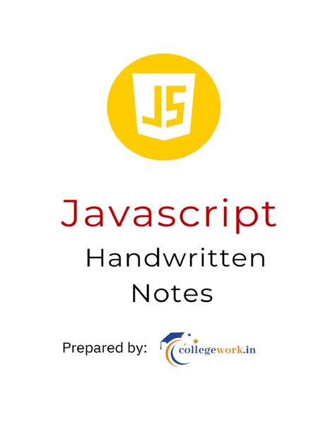 Bildergebnis für JavaScript Short Notes PDF