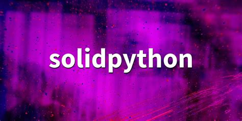 Image result for Solid2 Python Code