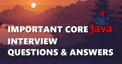 Image result for Core Java Interview Questions