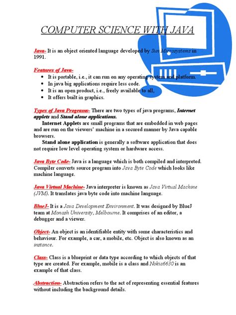 Image result for Computer Science Java Programming