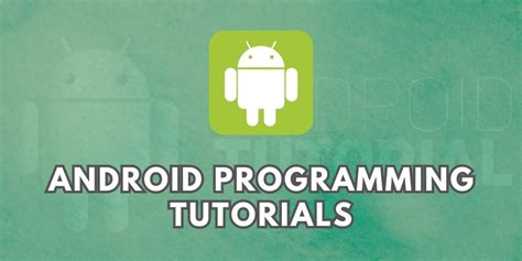 Afbeeldingsresultaten voor Android Programming Tutorial