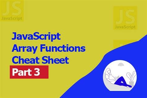 Image result for JavaScript Array Cheat Sheet