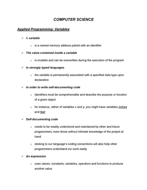Image result for Computer Science Programming Variables
