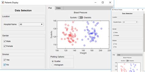 MATLAB App Designer Tutorial に対する画像結果