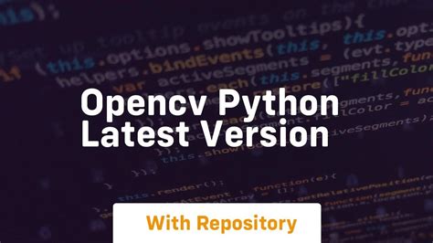 Image result for Update OpenCV Python