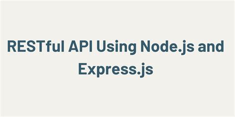 Image result for JavaScript RESTful API
