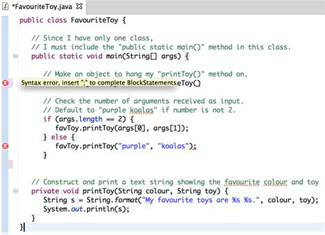 Afbeeldingsresultaten voor Syntax Error Java