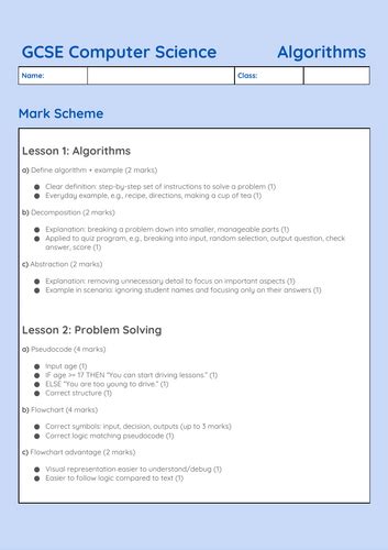 Image result for Algorithms GCSE Computer Science
