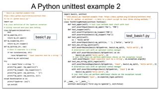 Image result for Unit Test Python Example