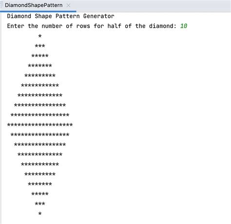 Image result for Sample Pattern Java Program