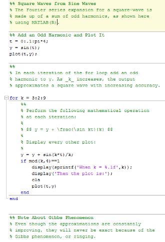 Image result for MATLAB Coding Examples