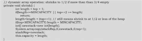 Image result for Dynamic Array Stack.java