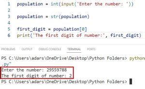 Image result for First Number Python Program