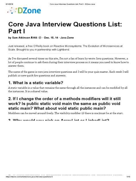 Image result for Core Java Interview Questions