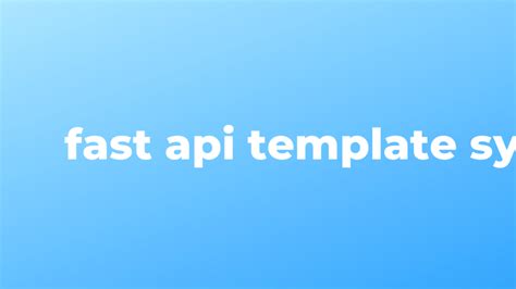 Image result for Python API Template