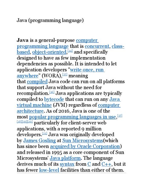 Image result for Java Programming Language PDF