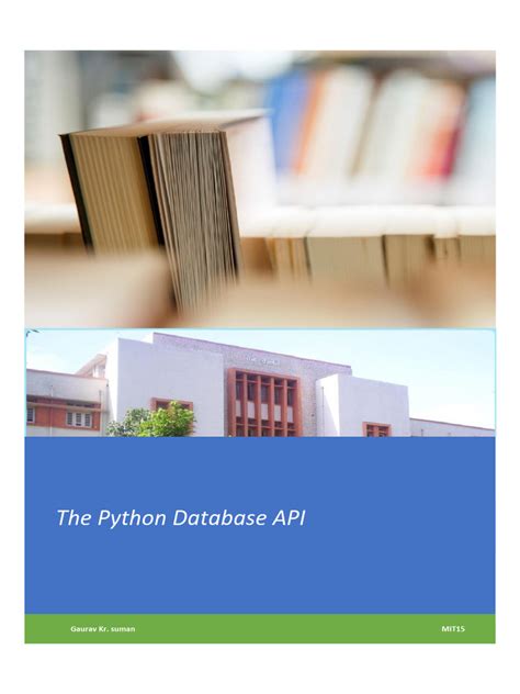 Image result for Python Database Programming PDF